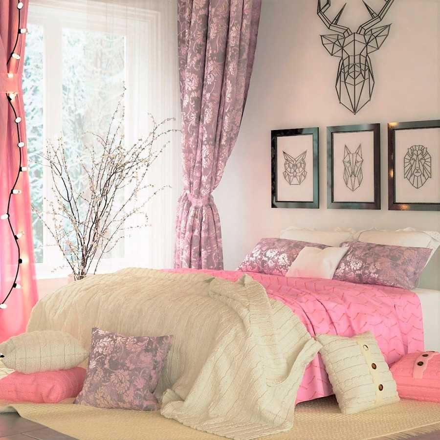 Спальня Розового Цвета Фото