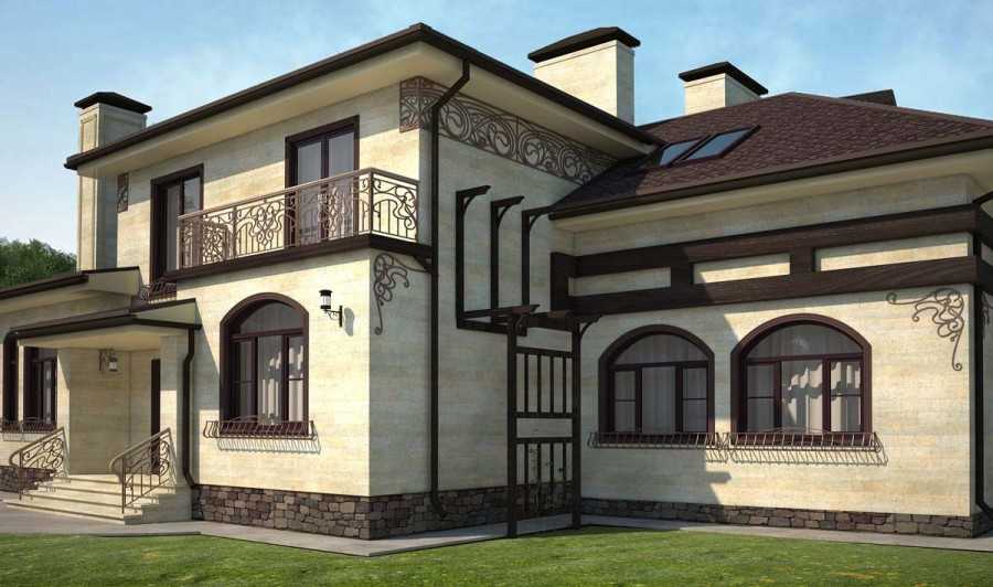 Отделка фасада дома; современные материалы и примеры разнообразного стильного дизайна (100 фото)